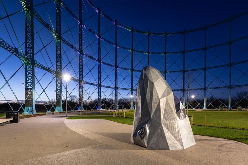 Granton Whale public art installation